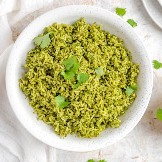 Mexican Green Rice – Arroz Verde