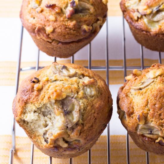 Banana Walnut Muffins