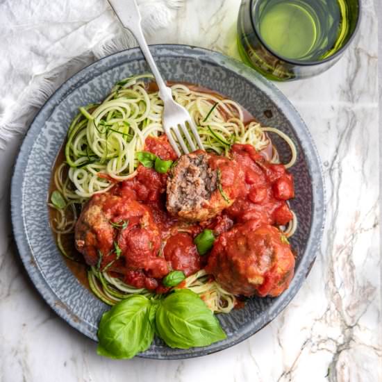 Healthy Italian Meatballs