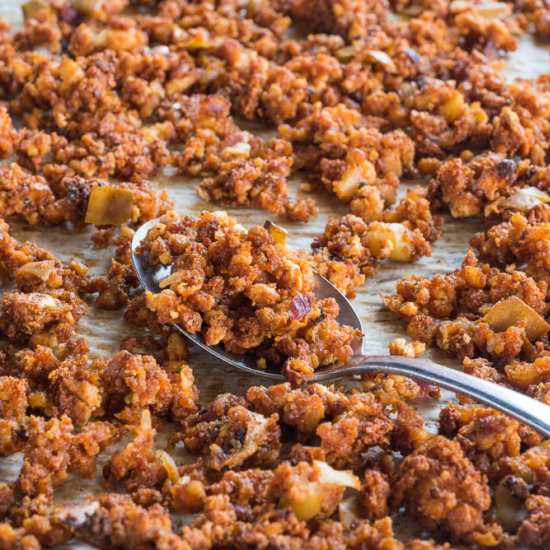 Apple-sage Tofu Sausage