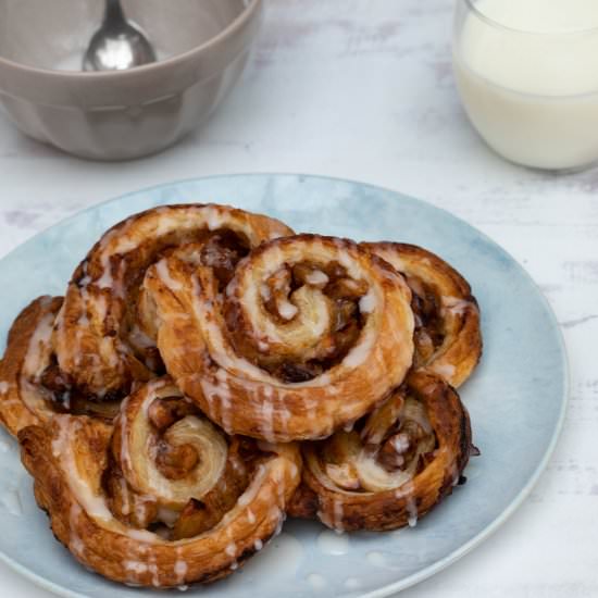 Puff Pastry Cinnamon Rolls