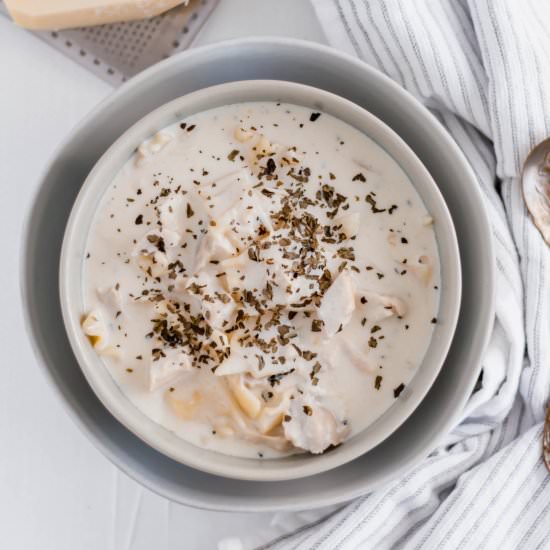 White Lasagna Soup