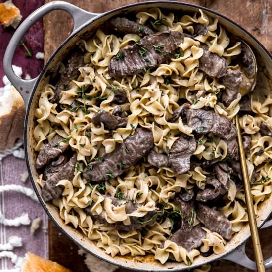 Beef Stroganoff