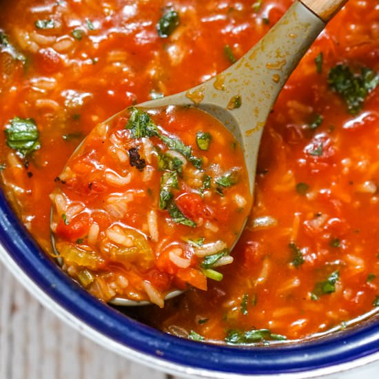 Tomato Rice Soup