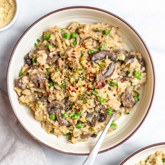 Vegan Mushroom Risotto