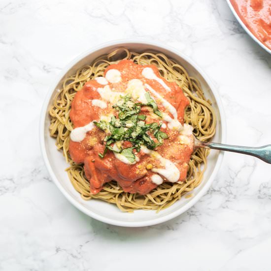 Vegan Rose Pasta