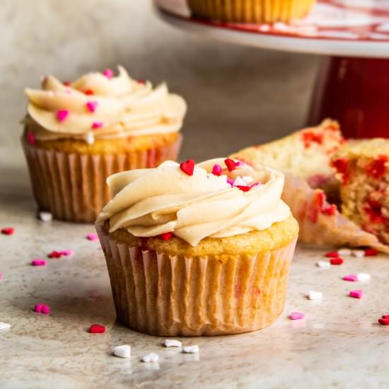 Gluten Free Vegan Prosecco Cupcakes