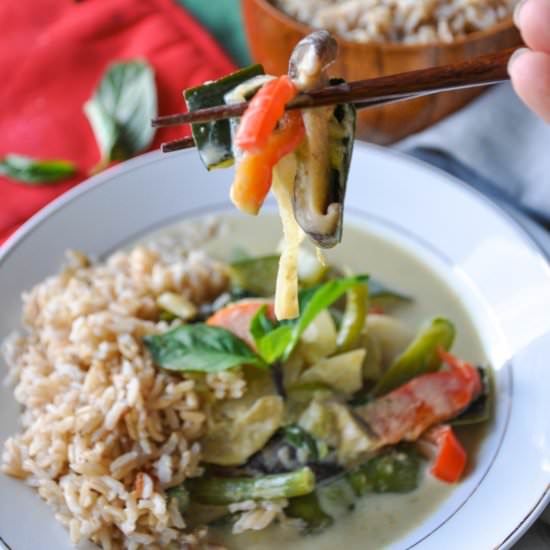 Vegetable Thai Green Curry