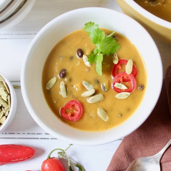 Butternut Black Bean Soup