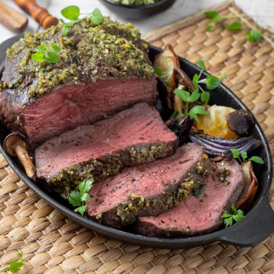 Holiday beef roast