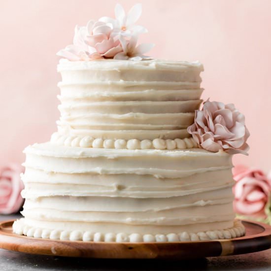 Simple Homemade Wedding Cake