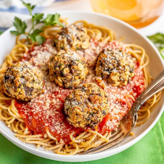 Mushroom meatballs