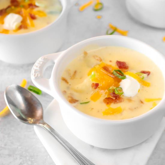 Easy Loaded Baked Potato Soup