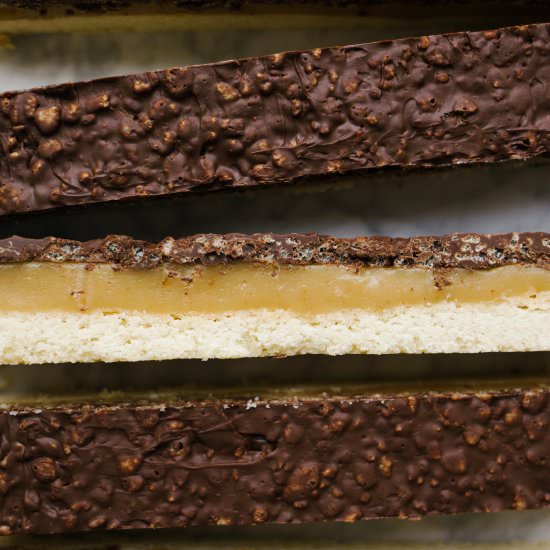 Crispy Millionaire Bars