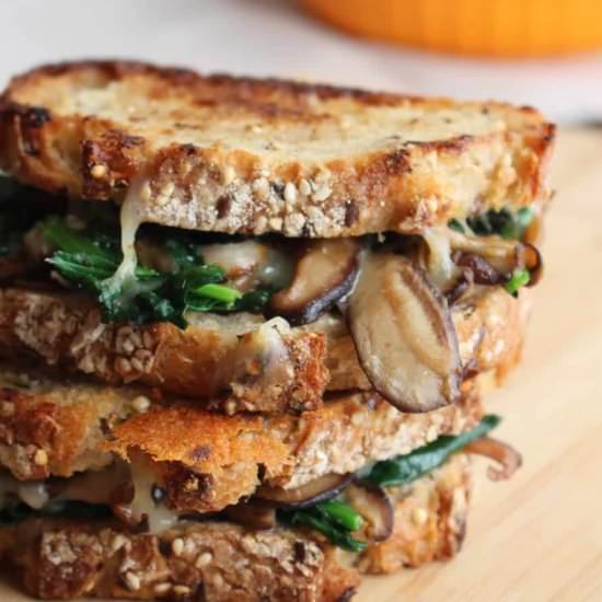 Garlic Butter Mushroom Melt