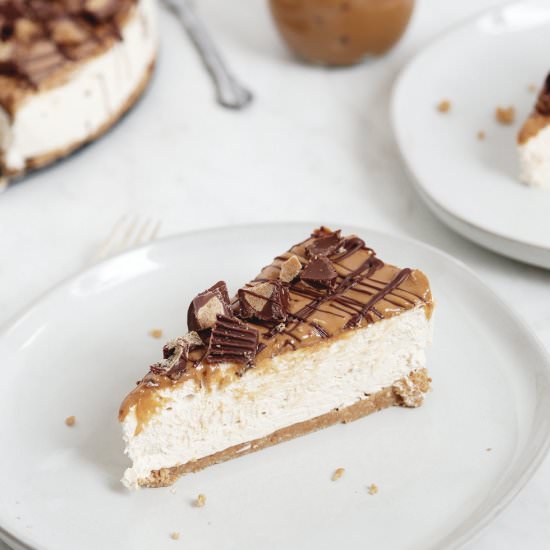 No Bake Peanut Butter Cheesecake