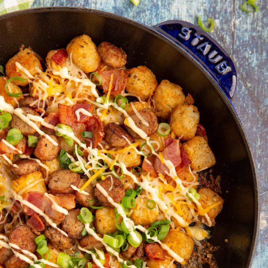 Easy Loaded Tater Tots