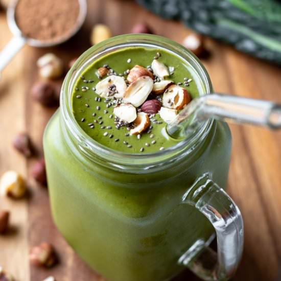 Chocolate Hazelnut Green Smoothie