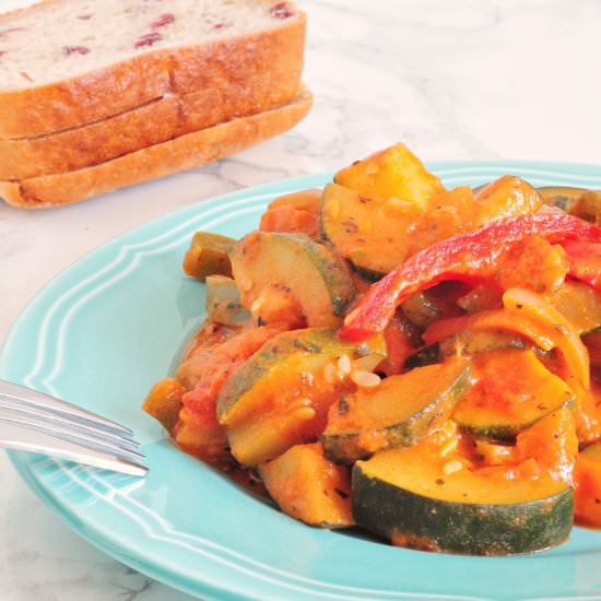 Stew with peanut butter