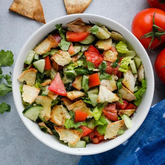 Easy Fattoush Salad