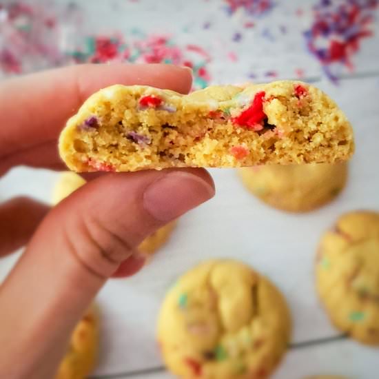 Peanut Butter Confetti Cookies