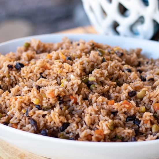 Latin Bean Vegetable Rice