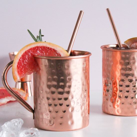 Grapefruit Rosemary Mules