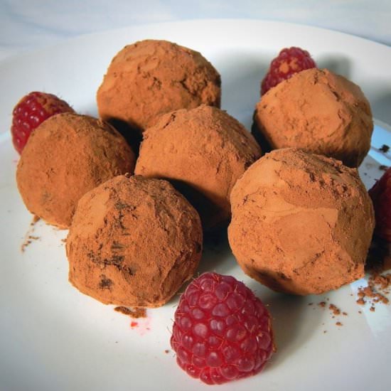 Hand-Rolled Dark Chocolate Truffles