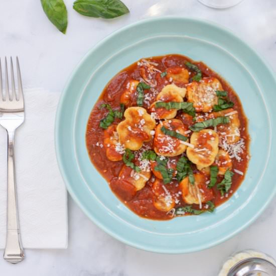 Baked Cauliflower Gnocchi