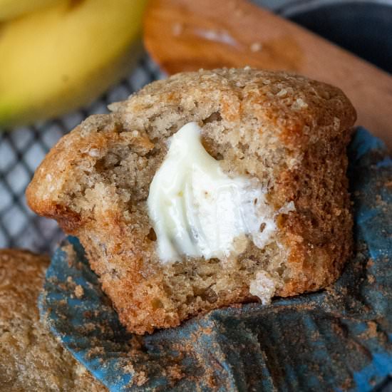 Fluffy Gluten Free Banana Muffins