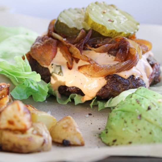 copycat in-N-out burger (whole30)