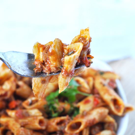 INSTANT POT CREAMY MEXICAN PASTA
