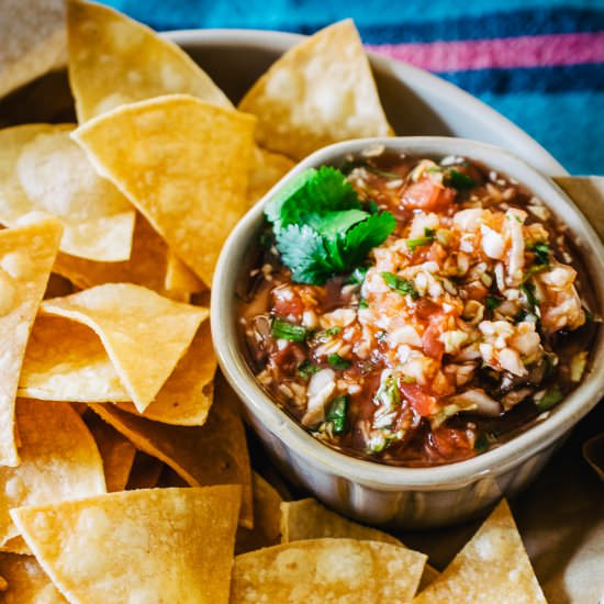 Pico de Gallo with Cabbage