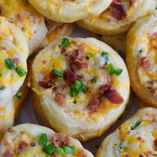 Cheddar Bacon Jalapeño Pinwheels
