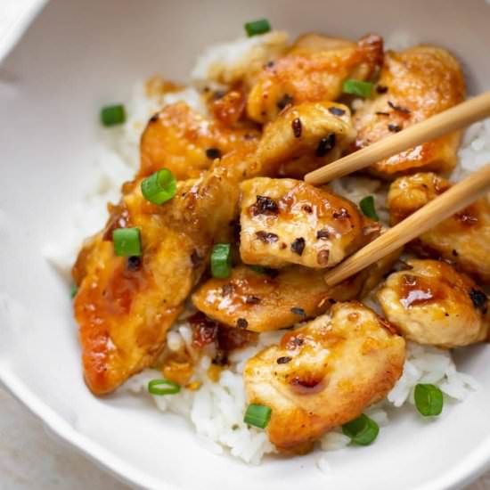 asian-style honey chicken