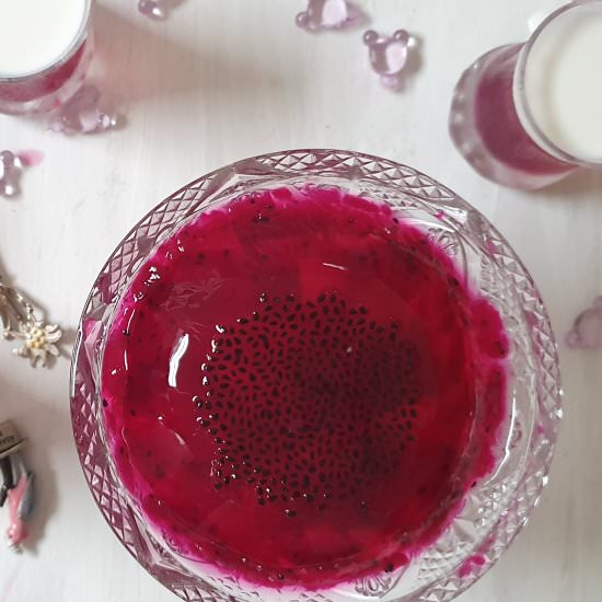 dragon fruit jelly