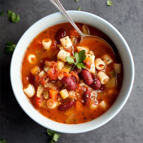 Quick & Easy Minestrone Soup