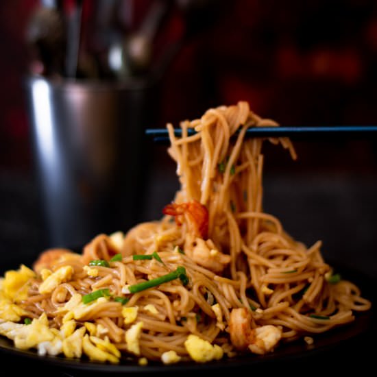 Stir Fry Shrimp Somen
