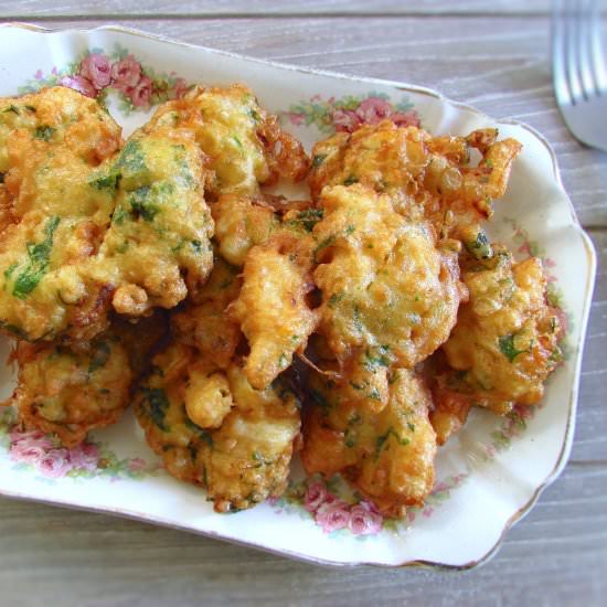 Salt cod fritters