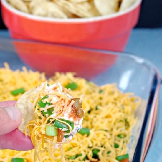 Easy Layered Nacho Dip