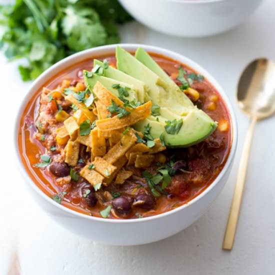 Chicken Enchilada Soup