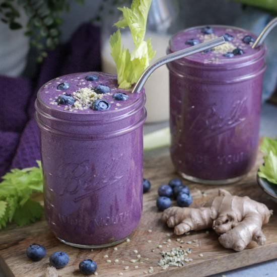 Blueberry-Beetroot Smoothie