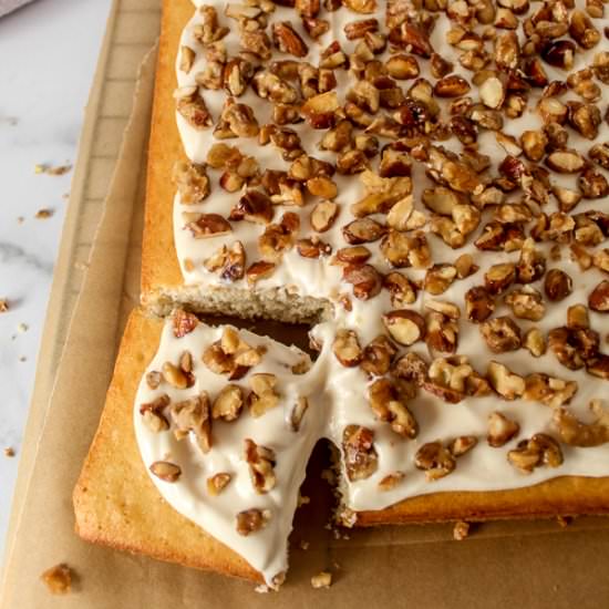 Maple Cake with Cream Cheese Icing