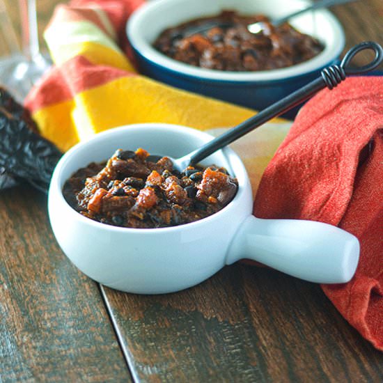 Two Bean Vegan Mexican Chili