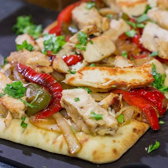 Chicken Fajita Flatbreads
