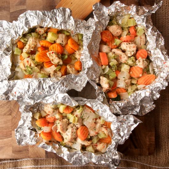 Italian Chicken Vegetable Packets