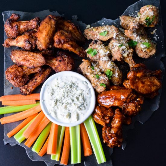 Air Fryer Game Day Wings