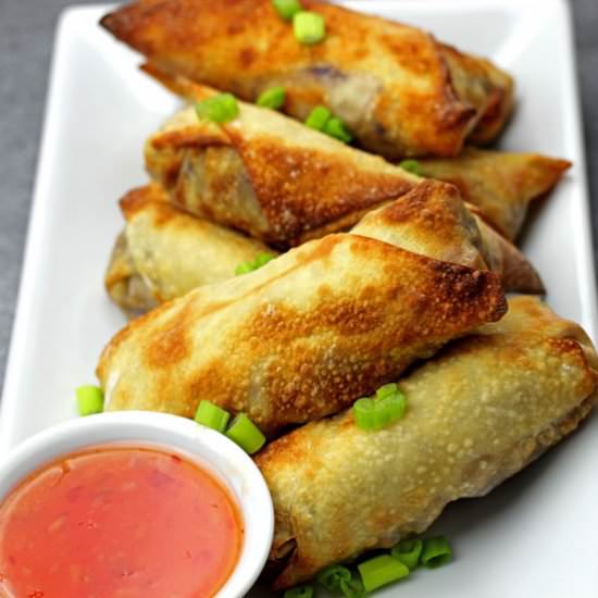 Vegetarian Air Fryer Egg Rolls