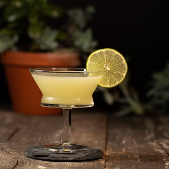 Spicy Verde Gin Gimlet