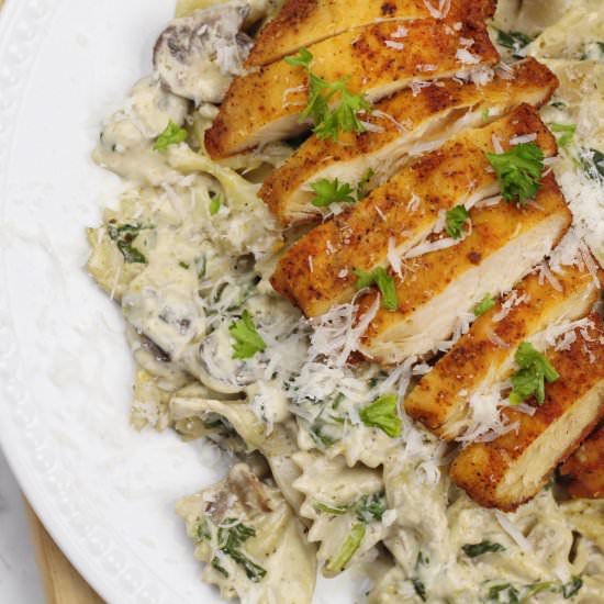 Creamy Chicken Bowtie Pasta